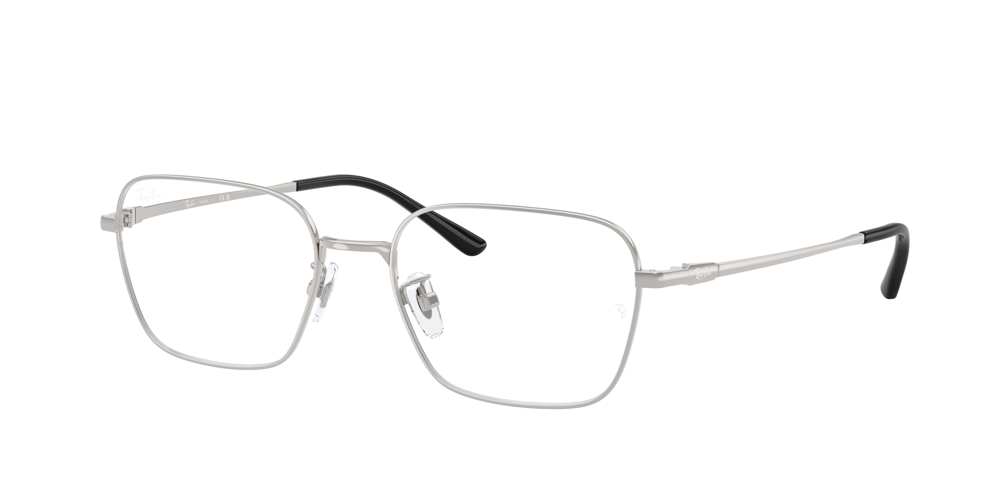 Ray-Ban RX8784D Asian Fit Men's Glasses, Silver, Size 54 Ray-Ban RX8784D Asian Fit Men's Glasses, Silver, Size 54